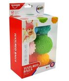 Lean Toys, piłki sensoryczne, 6 szt.