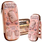 Lean Toys, piórnik owalny, kapibara na hulajnodze