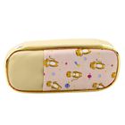 Lean Toys, piórnik owalny, żółty, Kosmiczne Tygryski, 24 cm