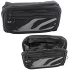 Lean Toys, piórnik saszetka, czarny, 20-10 cm