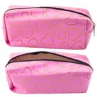 Lean Toys, piórnik saszetka, Różowe Serca, 20-8 cm