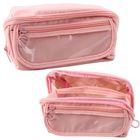 Lean Toys, piórnik saszetka, różowy, 20-10 cm