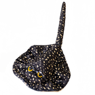 Lean Toys, Płaszczka, maskotka, czarna, 50 cm