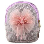 Lean Toys, plecak, pleciony, fioletowy, 21 cm