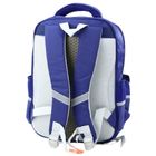 Lean Toys, plecak szkolny, dinozaur granatowy