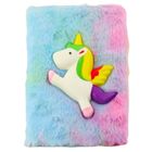 Lean Toys, pluszowy notatnik, linie, jednorożec 3D, 1 szt.