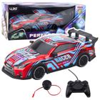 Lean Toys, pojazd wyścigowy ze świecącą karoserią, zdalnie sterowany