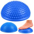 Lean Toys, półkula sensoryczna do masażu i ćwiczeń równowagi, niebieska, 16 cm