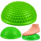 Lean Toys, półkula sensoryczna do masażu i ćwiczeń równowagi, zielona, 16 cm