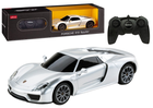 Lean Toys, Porsche 918, Spyder, pojazd zdalnie sterowany, 1:24, srebrny