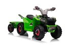 Lean Toys, quad z przyczepą, pojazd na akumulator, zielony, XMX630T