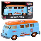 Lean Toys, Retro Van, pojazd interaktywny, niebieski