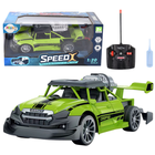 Lean Toys, samochód z efektem dymnym, pojazd zdalnie sterowany, zielony, 1:20