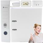 Lean Toys, segregator A4, 75 mm, biały