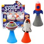 Lean Toys, skaczący statek kosmiczny, 11 cm mix