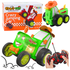 Lean Toys, skaczący traktor, pojazd zdalnie sterowany, zielony