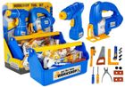 Lean Toys, skrzynka dla majsterkowicza, zestaw narzędzi do zabawy