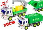 Lean Toys, Śmieciarka, auto plastikowe, skala 1:16