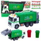 Lean Toys, śmieciarka z kontenerami na śmieci, pojazd interaktywny