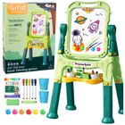 Lean Toys, tablica dwustronna, magnetyczna i kredowa, 48 elementów