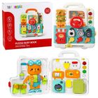 Lean Toys, tablica manipulacyjna, zabawka interaktywna, książka, 16 elementów