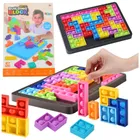 Lean Toys, Tetris Pop-It, układanka 3w1, 27 elementów