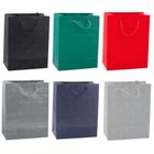 Lean Toys, torba prezentowa elegancka tłoczone kwadraty, 23-18-10,5 cm, 1 szt.