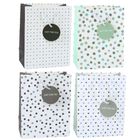 Lean Toys, torba prezentowa z kropkami napis just for you, 23-18-10,5 cm, 1 szt.