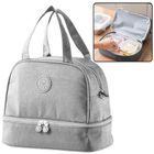 Lean Toys, torba termiczna, izolacyjna, srebrna, 27 cm