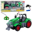 Lean Toys, traktor, pojazd rolniczy zdalnie sterowany, zielony, 1:24
