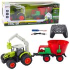 Lean Toys, traktor z siewnikiem, pojazd zdalnie sterowany
