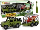 Lean Toys, transporter do rozkręcania, dinozaur, zielony