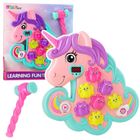 Lean Toys, whac a mole, gra zręcznościowa, jednorożec