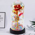 Lean Toys, wieczna róża w kopule, z oświetleniem LED