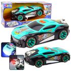 Lean Toys, wyścigówka z rakietą, pojazd interaktywny