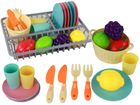 Lean Toys, zestaw kuchenny, naczynia i warzywa