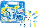 Lean Toys, zestaw małego lekarza w walizce, niebieski