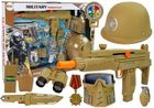 Lean Toys, zestaw wojskowy, akcesoria militarne