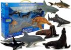 Lean Toys, zwierzęta morskie, figurki edukacyjne, 8 szt.
