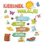 LearnHow, dekoracje szkolne, kierunek wakacje, XL, 22 elementy