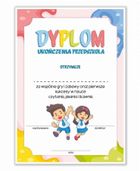 Learnhow, dyplom A4 ukończenia przedszkola, różowy, 10 szt.