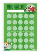 Learnhow, karta motywacyjna, na naklejki, piłka nożna