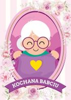 LearnHow, kartka A6, Kochana Babciu, 5 szt.
