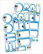 LearnHow, naklejki imienne, kosmos