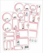 LearnHow, naklejki imienne, kotki