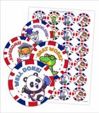 LearnHow, naklejki motywacyjne, Angielskie zwierzątka