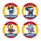 LearnHow, naklejki motywacyjne, Język hisz. Zwierzątka, 48 szt.