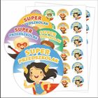 LearnHow, naklejki motywacyjne, super przedszkolak