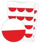 LearnHow, naklejki patriotyczne, flaga Polski