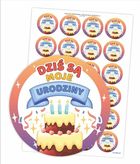 LearnHow, naklejki urodzinowe, dziś są moje urodziny